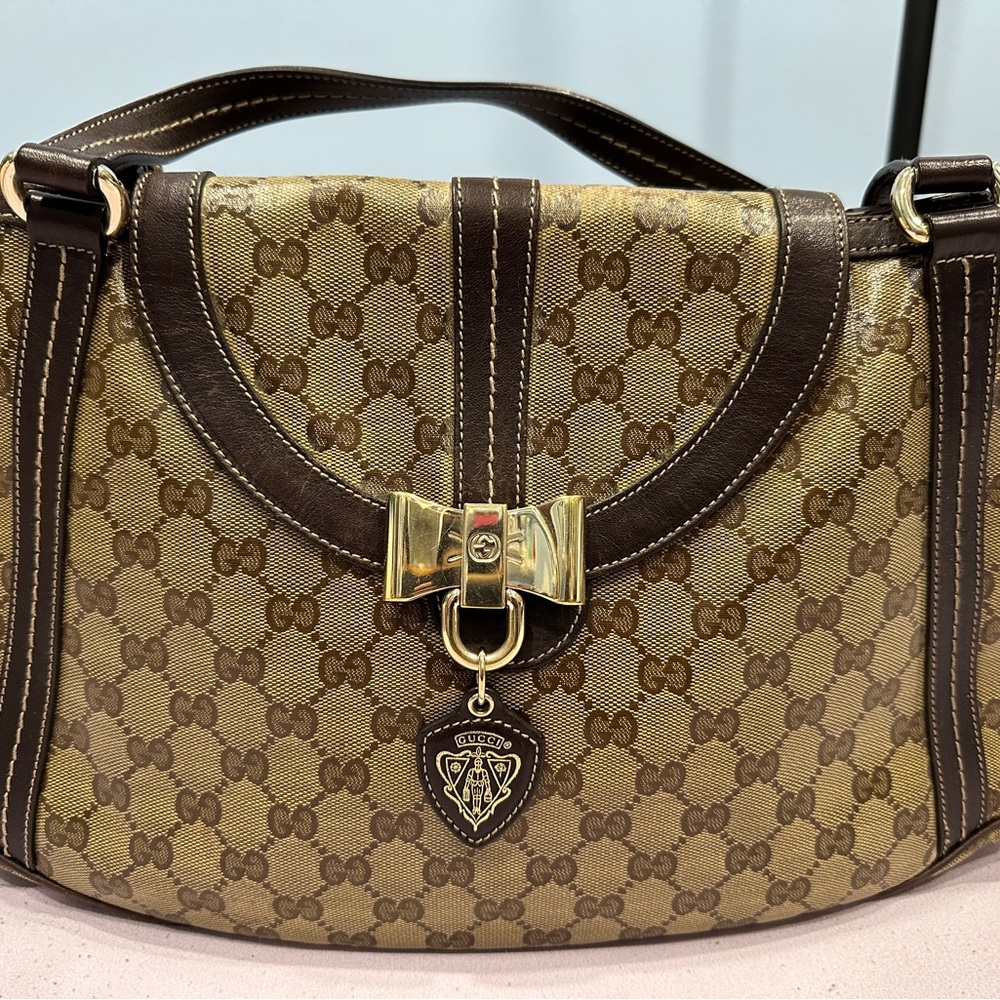 Gucci Monogram Duchessa shoulder bag